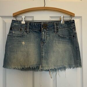 Vintage Y2K Abercrombie Denim Mini Skirt